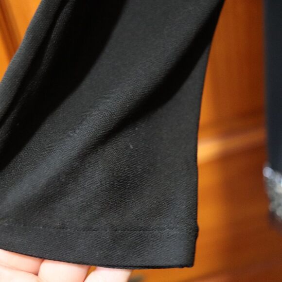 DKNY Black Cardigan with Sparkly Trim Large - Picture 5 of 14